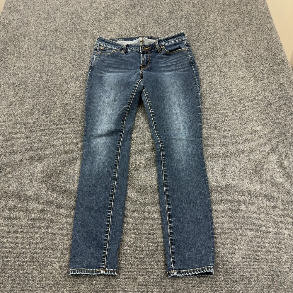 Lucky Brand Jeans Womens 4/27 Blue Denim Lolita Skinny Low Rise Casual Boho